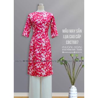 Áo Dài Cách Tân Lụa Cao Cấp CBC687 Áo Dài Cách Tân Lụa Cao Cấp CBC687